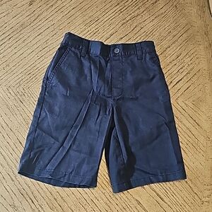 Navy school shorts boy size 6 French toast